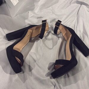 Black high heels